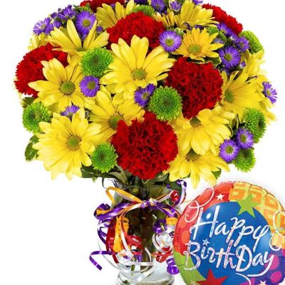 <hr />
<p>Don't miss the chance to send some birthday wishes with this beautiful arrangement!</p>