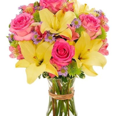<hr />
<hr />
<p><strong>Celebrate them with this vibrant mix of colorful flowers, guaranteed to make anyone smile with delight as you wish them happy birthday.</strong></p>